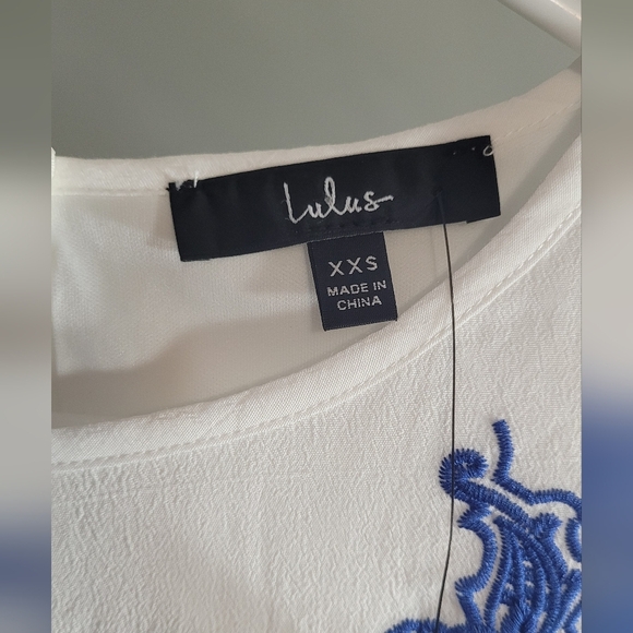 Lulu’s Embroidered Tale to Tell Shift Dress XXS - Picture 3 of 5